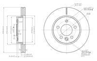 ON FREN DISKI-303×28 5×120 (VW AMAROK 10-)