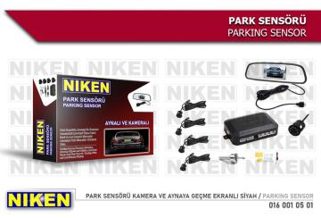 Park Sensörü Kamera Ve Aynaya Geçme Ekranlı Siyah