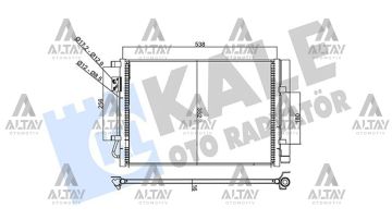 RADYATÖR KLİMA I-20 15-18 BENZİNLİ / I-20 ACTIVE