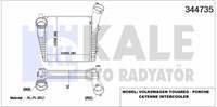 TURBO RADYATORU (SAG) TOUAREG 5,0TDI V10 4,2TDI V8 02>10> Q7 4,2TDI 07>15 CAYENNE 4,5 02>07