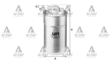 YAKIT FİLTRESİ ( MAZOT) CORSA D / ASTRA H 10=> Z13DTJ 1.3 CDTİ