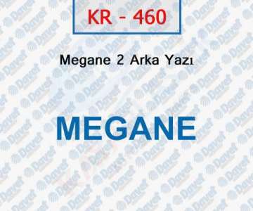 ARKA YAZI MEGANE II