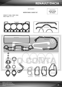 MOTOR TK CONTA (STD 1.20mm) R12 1400c