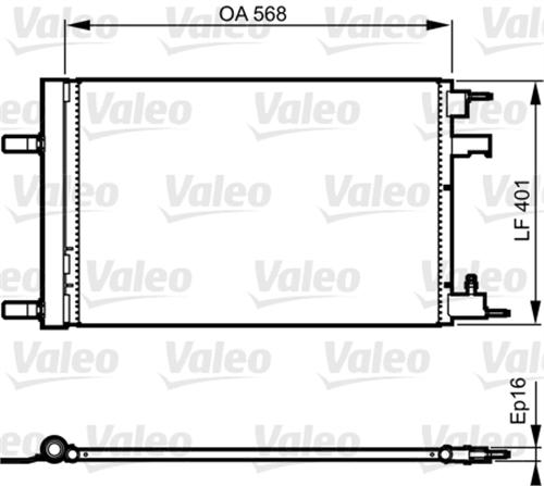 (x) KLİMA KONDENSERİ (KURUTUCU İLE) ASTRA J-CRUZE-ZAFIRA C 1.4-1.6 (A14-B14-D14 NET-NEL/A16-B16 XER-