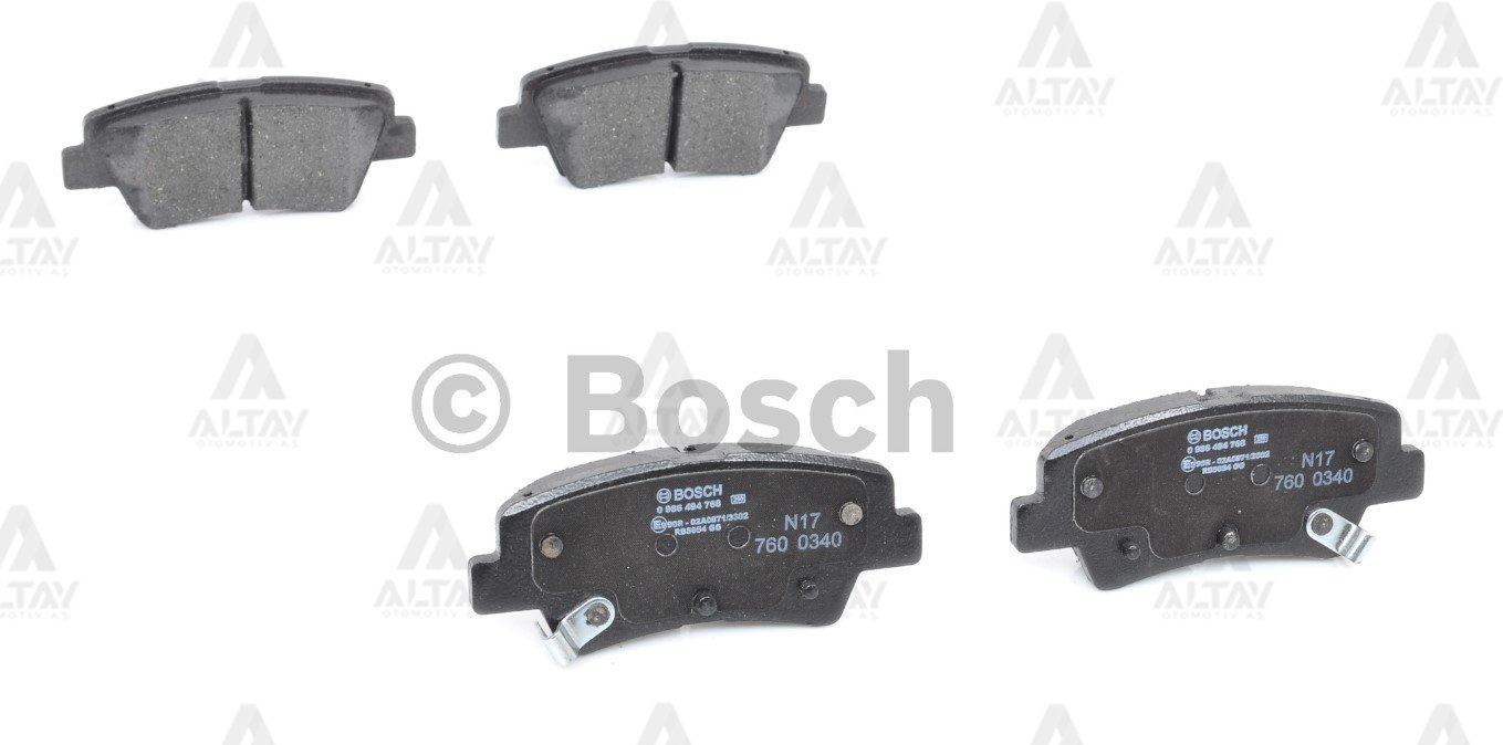 FREN BALATA ACCENT 11-18 BLUE / ELANTRA 11-20 / I-30 12-16 / I-20 14-21 / RIO 12=> / CEED / SOUL / I-40 DİSK ARKA