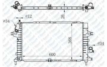 Motor Su Radyatoru (600×371) Astra H Z13Dth Z17Dth Z17Dtj Z19Dt Zfıra B Z17Dtj A17Dtj Z19Dt