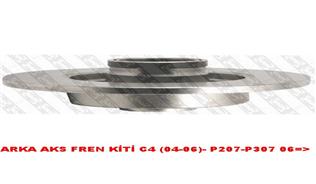 Arka Fren Aynası C4 04>207 06>307 00>Ds3 09>C3 Pıcasso 09> (249X9X4Dl) (Poryalı)