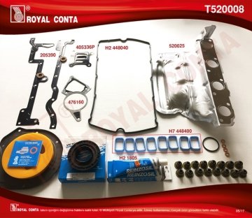 MOTOR TAKIM CONTA (REINZ KEÇELİ+S.LASTİKLİ) (SKC'SİZ) BOXER-JUMPER 2.2 HDİ