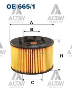 YAĞ FİLTRESİ TRANSIT V184 / MONDEO 01-08 2.0-2.4 TDCI