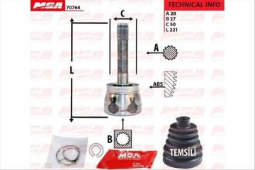 AKS KAFA DIS-(NISSAN: PATHFINDER 97>04 ''R50'' )  (28×27×50)
