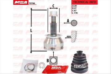 AKS KAFA DIS-(NISSAN: NAVARA 05>12/PATHFINDER 05>11 ''R51'' )  (29×27×67)