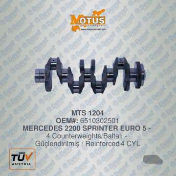 KRANK MILI OM 651 SPRINTER - VITO EURO5 - GUCLENDIRILMIS