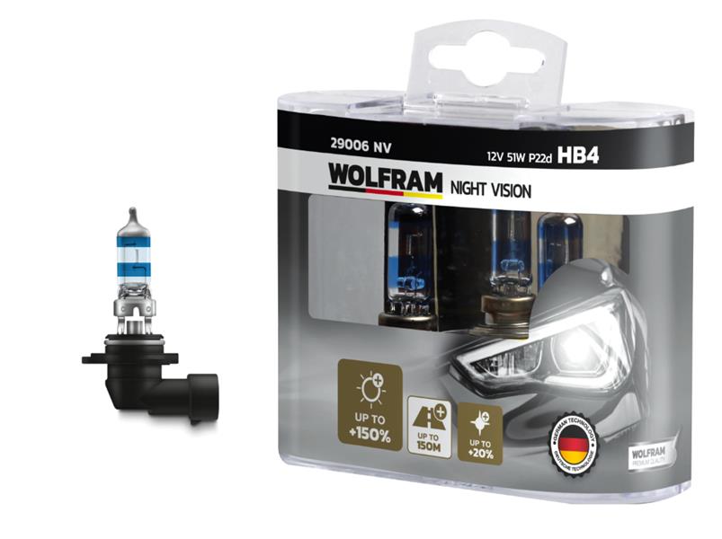 AMPUL 12V HB4 80 P22d NIGHT VISION +150% FAZLA + 20% BEYAZ IŞIK