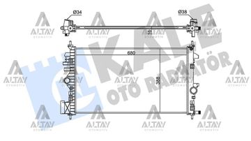 RADYATÖR SU INSIGNIA A  A16XER-A16LET M-T BRAZING