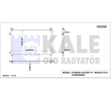 RADYATÖR KLİMA CX-9 07-11 / 3.7cc