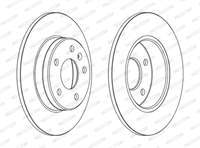 ARKA FREN DISKI 264mm X 10mm OPEL ZAFIRA B 1.6I 1.6T