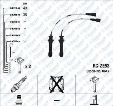 BUJI KABLOSU TK MAZDA 323 1.5I-1.6I 16V 99-05RC-ZE53