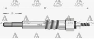 KIZDIRMA BUJİSİ (ISITMA) CORSA / COMBO 1.5D - 1.7D 11V
