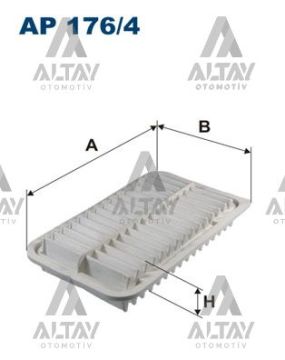 HAVA FİLTRESİ SWIFT 08-10 1.2 VVT 4X2 / SPLASH 08-10 1.0-1.2 VVT / OPEL AGILA 08- 1.0-1.0 ECOFLEX-1.