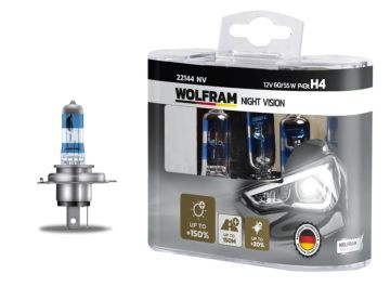 AMPUL 12V H4 60/55 P43t NIGHT VISION +150% FAZLA + 20% BEYAZ IŞIK