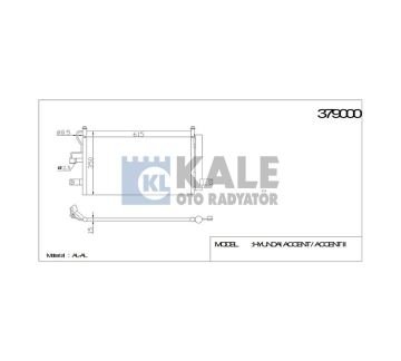 RADYATÖR KLİMA ACCENT 03-06 1.3 / 1.6