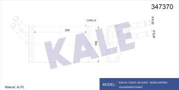 RADYATÖR KALORİFER PASSAT / A4 / SUPERB 97-04 MEKANİK