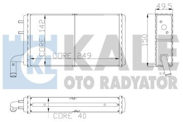 KALORIFER RADYATORU M131 1,6 SAHIN S DOGAN SLX (2 SIRA) BAKIR PLASTIK KAZAN