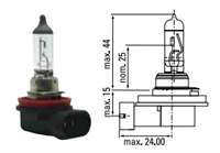12V H11 55W PIPO TIPI AMPUL