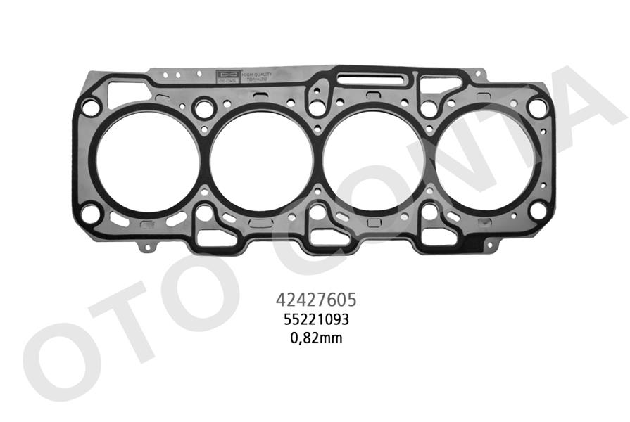 SILINDIR KAPAK CONTASI MLS DELIKSIZ LINEA-BRAVO-DOBLO 1.6JTD 0.82 MM