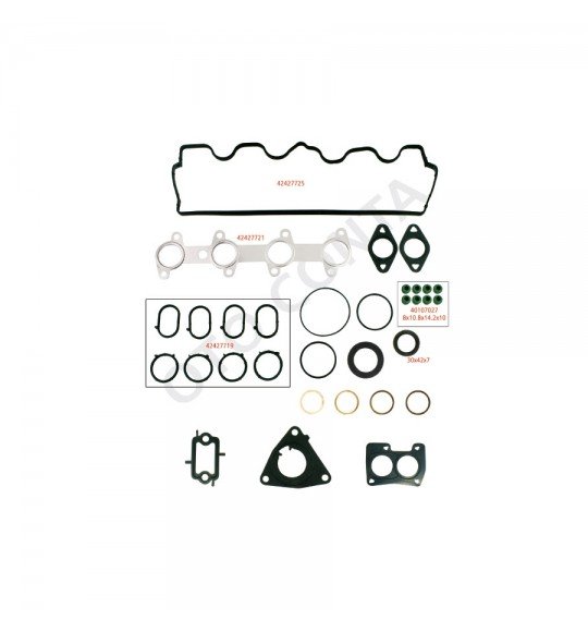 (X) Motor Takım Contası Doblo 1.9Jtd (183B9-189A6) (Skc'Siz+Keçesiz+Subap Lastikli)