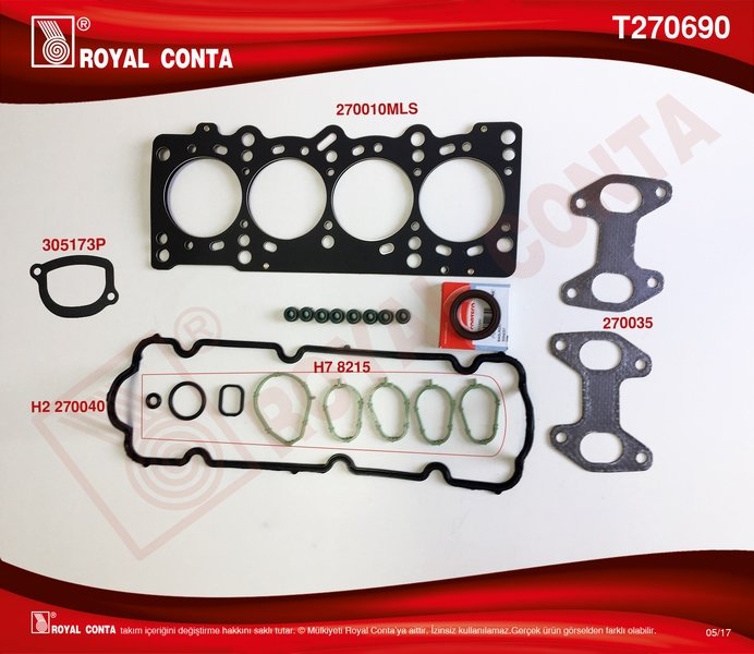 ÜST TAKIM CONTA PALIO 1.2 8V YM 60-65HP 188A4.000
