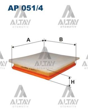 HAVA FİLTRESİ ASTRA H / ASTRA G / ZAFİRA A 99=> Z13DTH-Z17DTH-Y20DTH-Y22DTR SÜNGERLİ