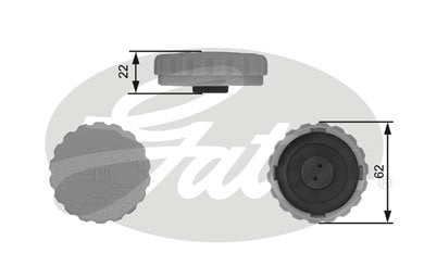 Radyatör Kapağı Astra F-G-Calıbra A-Combo 01>Corsa A-B-C-Vectra A-B 1.2-1.4-1.6 16V