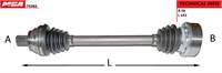 AKS KOMPLE SOL-(VW: GOLF V/JETTA/AUDI: A3/SKODA: OCTAVIA 1.6 BSE BGU )