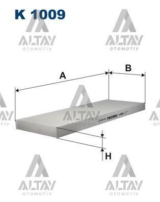 POLEN FİLTRESİ VECTRA B 96-01 KARBONSUZ
