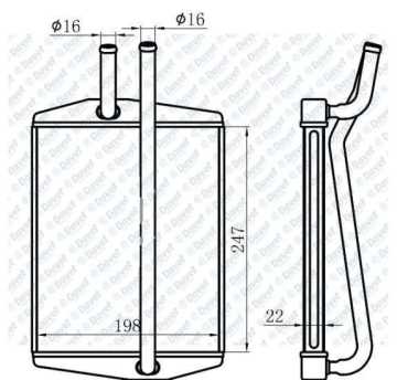 Kalorıfer Radyatoru Brazıng Ford Ka 96-08 Fıesta Iv 95-02 Puma 97-02 1.3-1.6 247X198X22 At/Mt Sanzuman