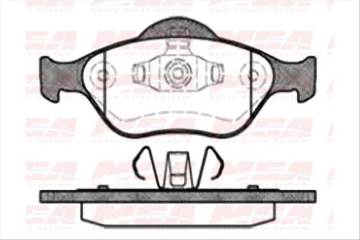 Ön Fren Disk Balata ( Ford : Fiesta 1996-2008 )