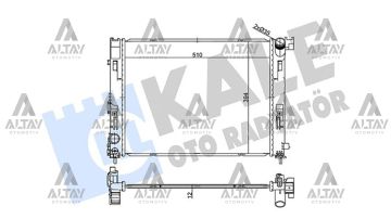 RADYATÖR SU CLIO V 1.0 19=> / MICRA V 1.5DCI 16=> 12 MM M-T BRAZING