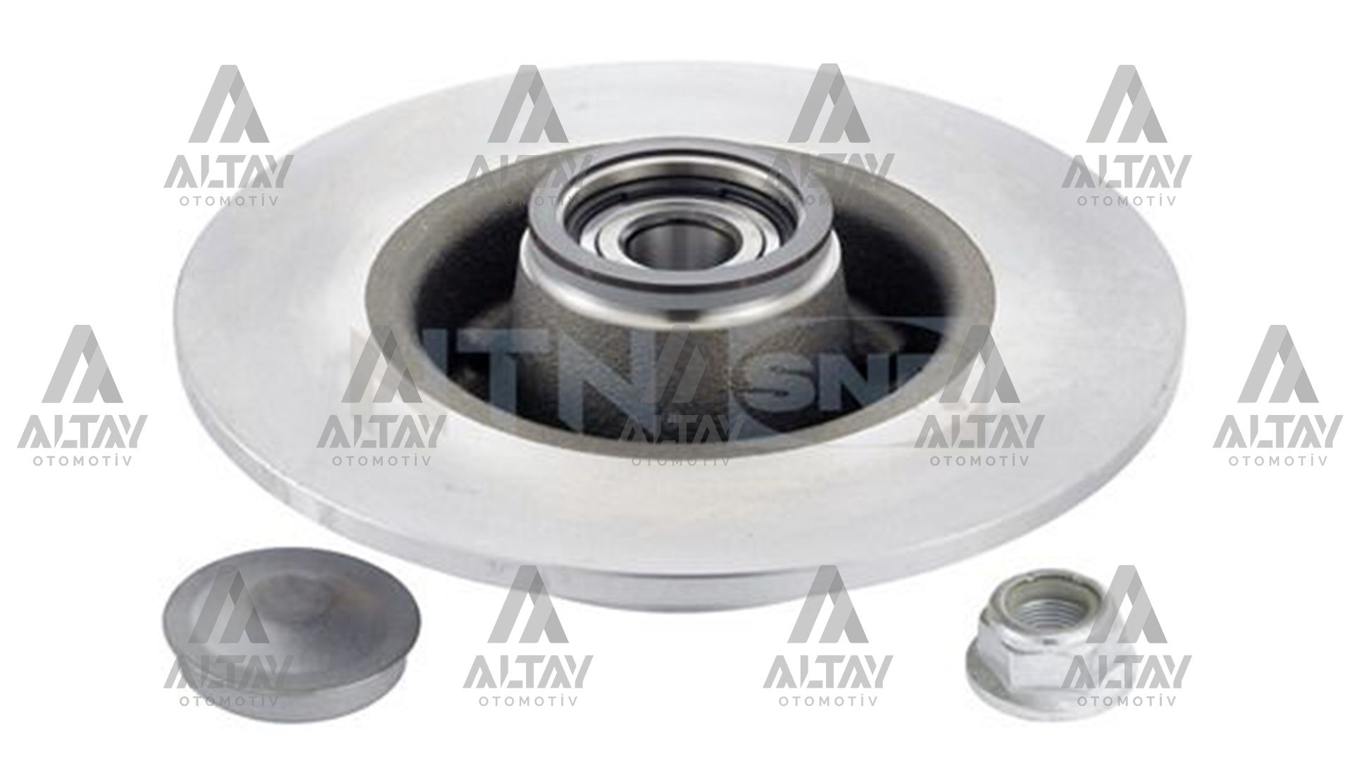 FREN DİSKİ MEGANE II 02-08 / CLIO III 05-12 ABSLİ PORYALI RULMANLI ARKA DÜZ 240-4