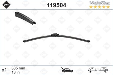 SİLECEK SÜPÜRGESİ ARKA GOLF5-GOLF6-POLO-IBIZA-TIGUAN (335 mm)