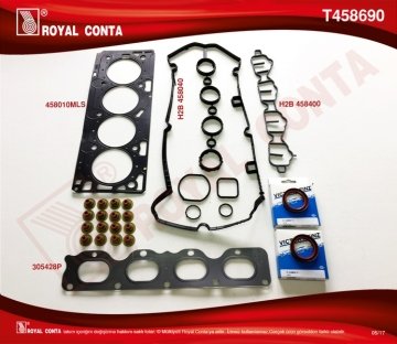 ÜST TAKIM CONTA (REİNZ KEÇELİ+SUBAP LASTİKLİ) ASTRA H-J-INSIGNIA 1.6 16V 116HP (A16XER-Z16XER)