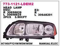 SAG FAR VOLVO (S60) (05-09) (FAR MOTORLU) (SIYAH)