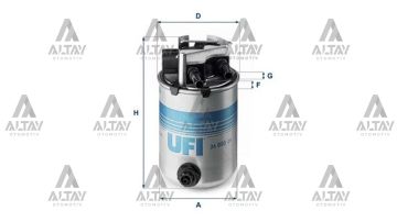 YAKIT FILTRESI (MAZOT) QASHQAI 14-18 / X-TRAIL 14=> / R9M / K9K (ORİJİNAL EQUİPMENT MANUFACTURER)