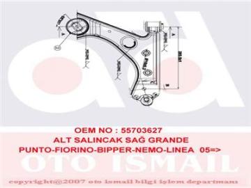 ALT SALINCAK SAĞ FIORINO-BIPPER-NEMO 08=> LINEA 07=> GRANDE PUNTO-PUNTO 06=> PUNTO EVO 08=>