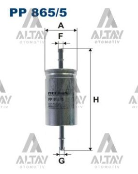 YAKIT FİLTRESİ (BENZİN) MAZDA 3 09-14 / FOCUS 98=> 1.4-1.6 ZETEC / VOLVO S40 II 05-09