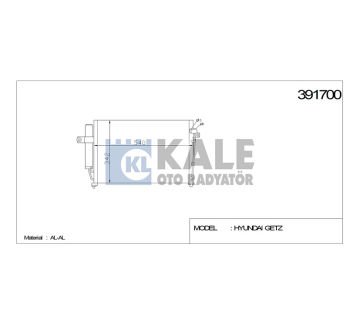 RADYATÖR KLİMA GETZ 03-11 BENZİNLİ