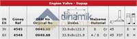 SUBAP TAKIM EMME / EGSOZ P406 P806 P605 XANTIA EVASION XM XUD11ATE / XUD11BTE (2,1 TURBO ) IN (33,9×8×122,3) / EX (33,9×8×121,9)