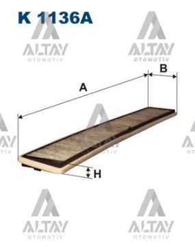 POLEN FİLTRESİ E46 / X3 E83 / X3 E83 LCI 99-11 KARBONLU