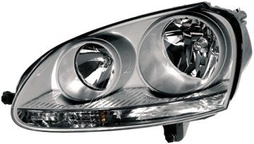 FAR+SİNYAL SOL (KROM) GOLF V 03=> JETTA III (05-10) (ELEKTRİKLİ+MOTORLU) (H7+H7)