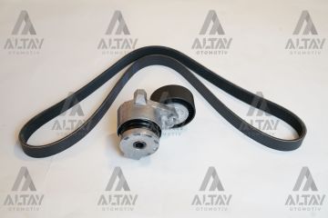 VANTİLATÖR GERGİ SETİ MEGANE / CLIO / KANGOO / FLUENCE / CAPTUR / KADJAR / QASHQAI / MERCEDES C180 / 08=> / 6PK1200 KAYIŞLI